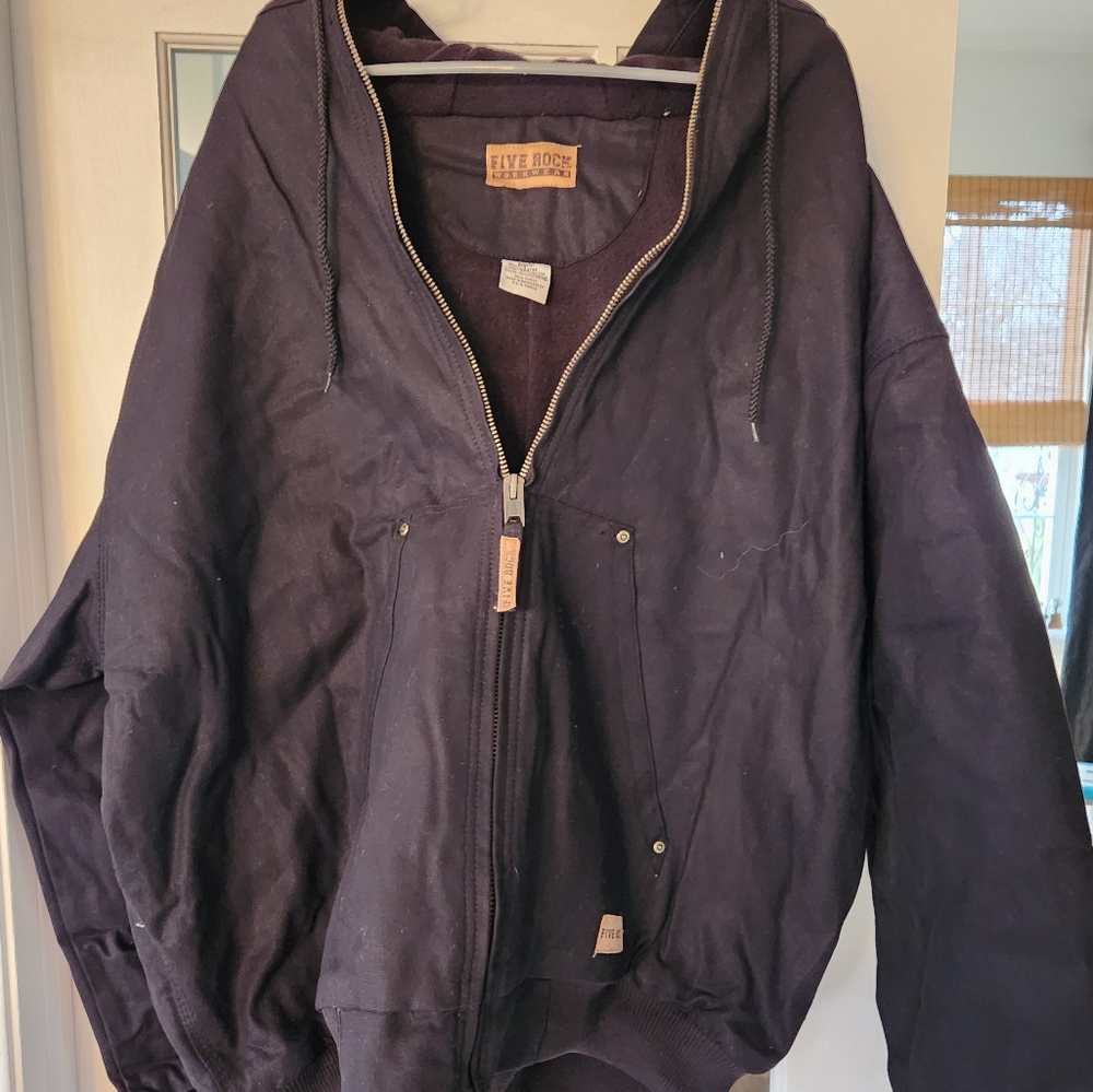 Five Rock Work Wear Hooded Jacket